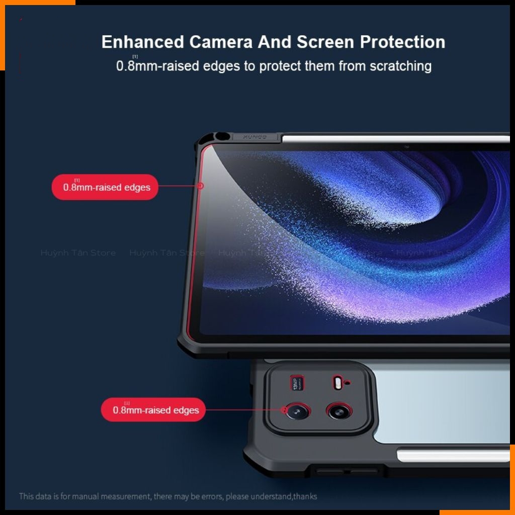 Ốp lưng xiaomi mi pad 6 chống sốc xundd bảo vệ camera chính hãng chống ố vàng phụ kiện điện thoại huỳnh tân store