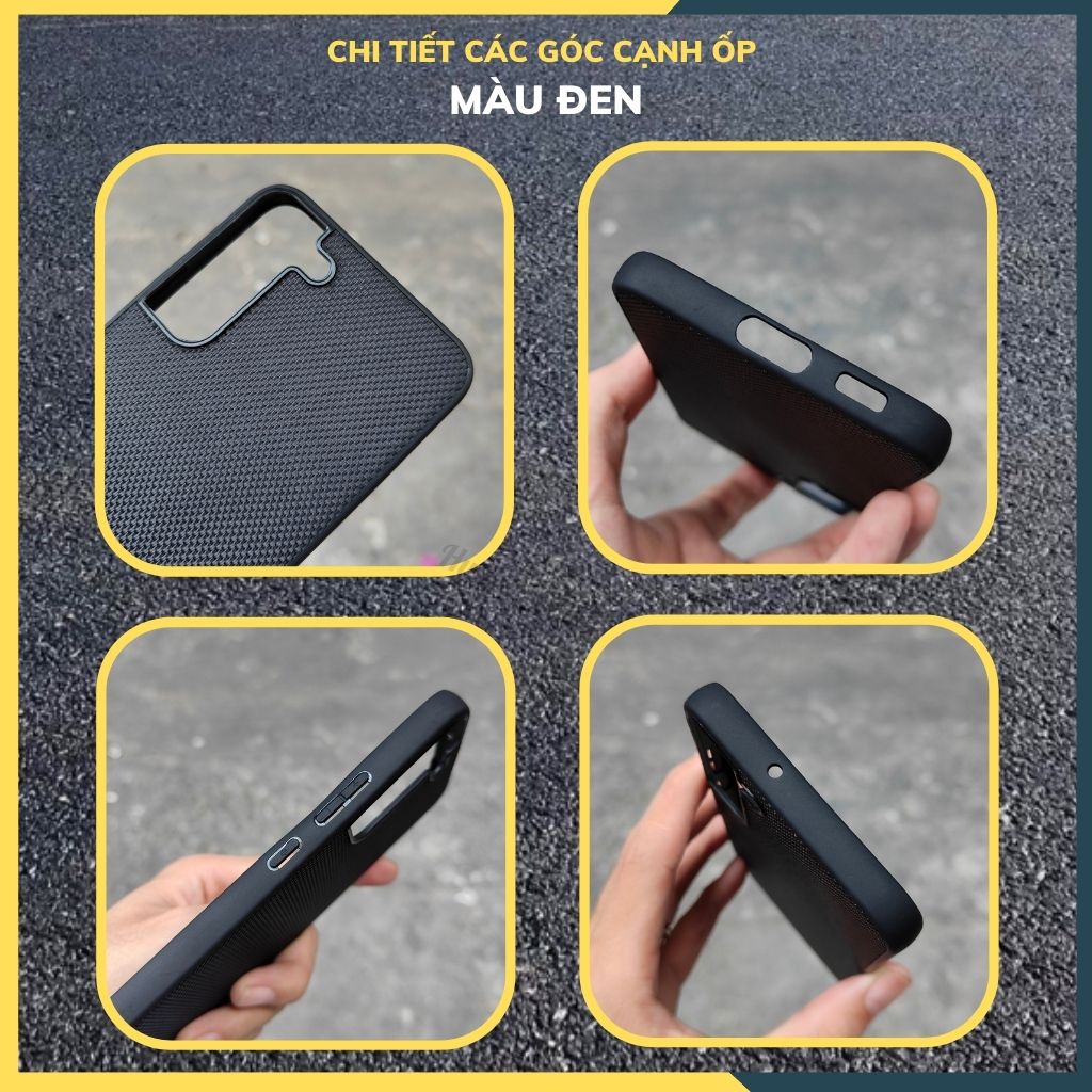 Ốp lưng samsung s22 plus nhựa dẻo vải nylon nhiều màu chống bám vân tay bảo vệ camera phụ kiện huỳnh tân store