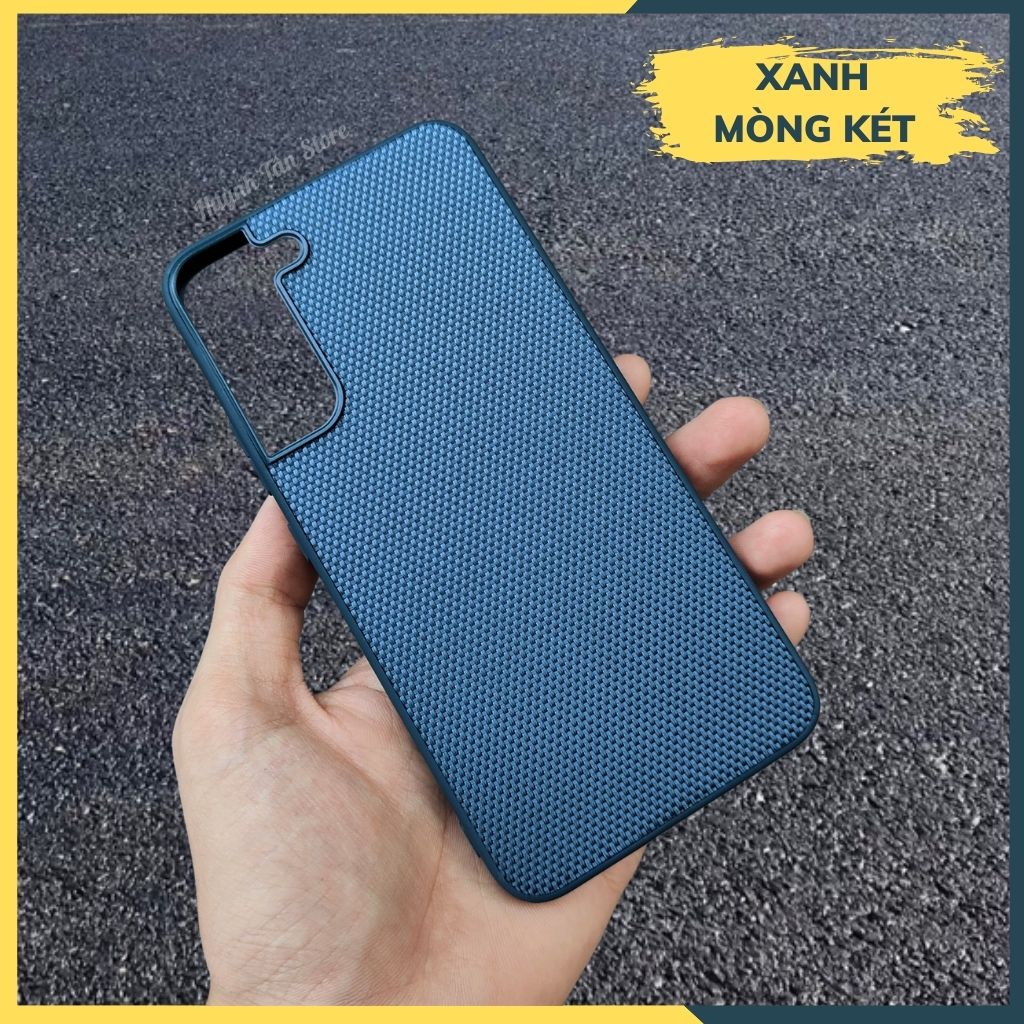 Ốp lưng samsung s22 plus nhựa dẻo vải nylon nhiều màu chống bám vân tay bảo vệ camera phụ kiện huỳnh tân store