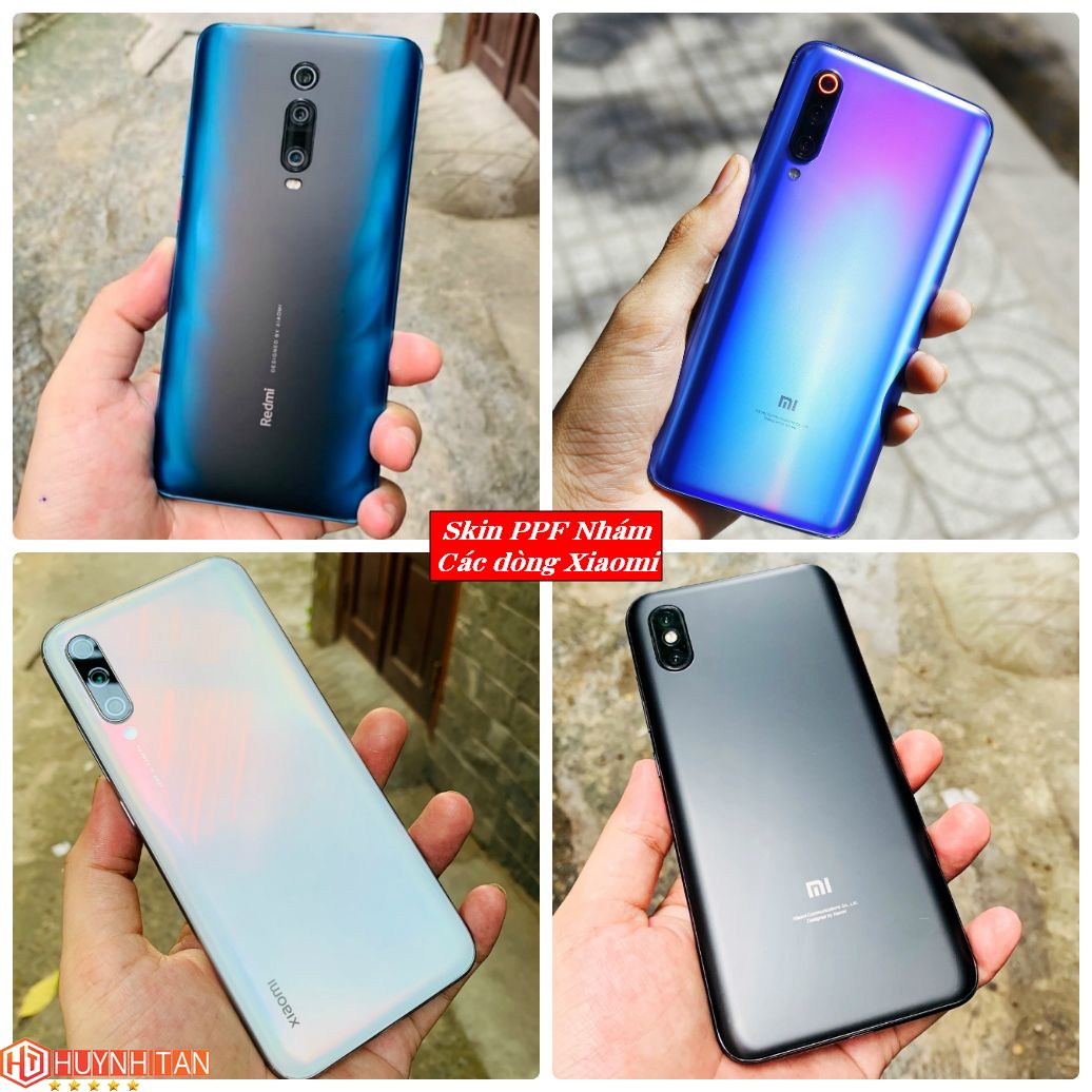 Miếng dán Skin PPF Xiaomi bề mặt Nhám chống vân tay cực tốt (Tặng 1 Miếng Dự Phòng)