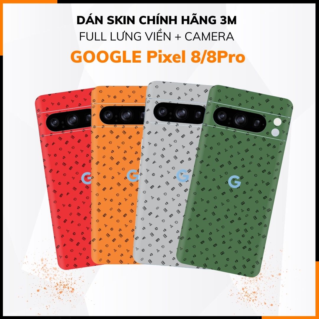 Dán skin điện thoại Pixel 8, Pixel 8 Pro full body và camera nhập khẩu chính hãng USA phụ kiện điện thoại huỳnh tân store - MANY STICKER