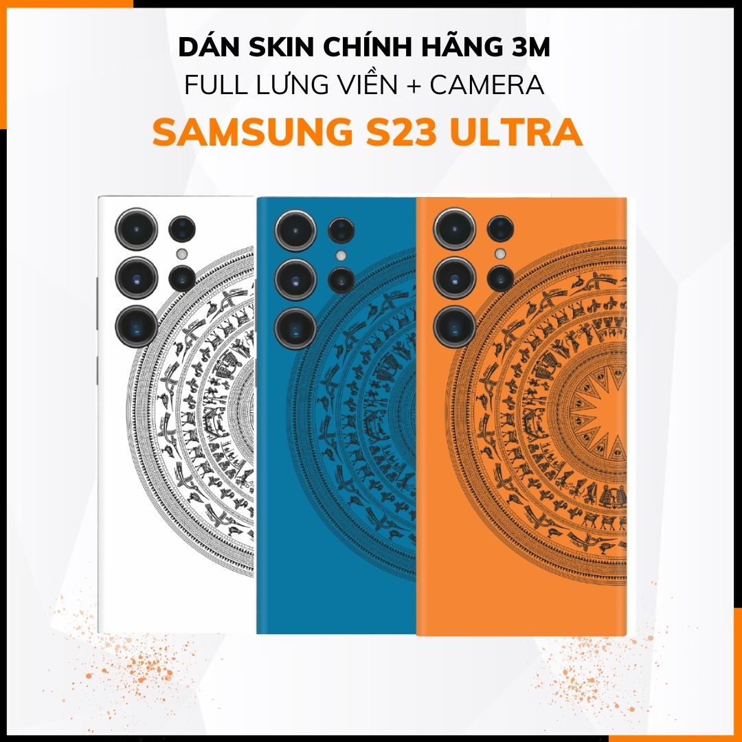 Dán skin điện thoại samsung galaxy s23, s23 plus, s23 ultra full body và camera nhập khẩu chính hãng USA phụ kiện điện thoại huỳnh tân store -  NỬA TRỐNG ĐỒNG