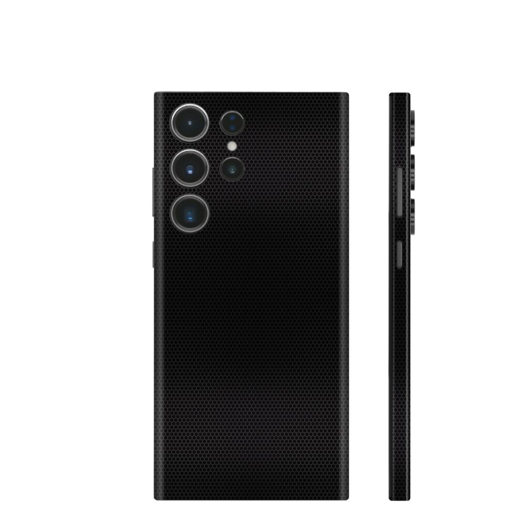Dán skin điện thoại Samsung S23 Ultra full body và camera nhập khẩu chính hãng USA phụ kiện điện thoại huỳnh tân store - HONEYCOMB BLUE - Warp Skin Collection