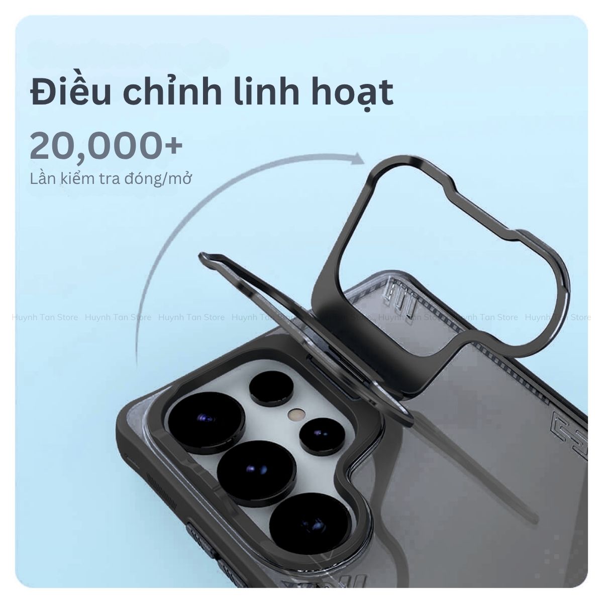 Ốp lưng Samsung S25 Ultra có giá đỡ bảo vệ camera Nillkin Iceblade Prop