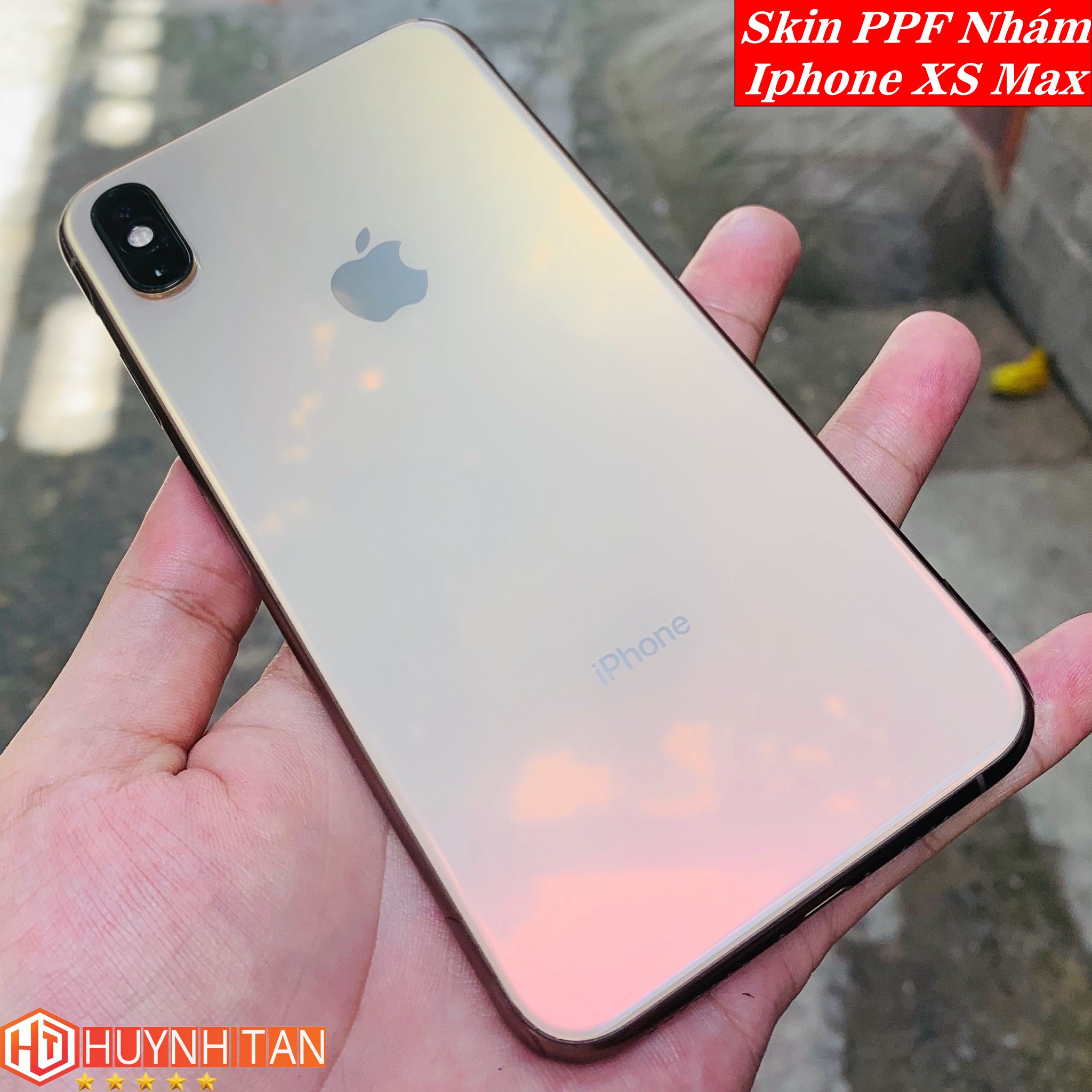 Miếng dán Skin PPF iPhone XS Max bề mặt Nhám chống vân tay cực tốt (Tặng 1 Miếng Dự Phòng)
