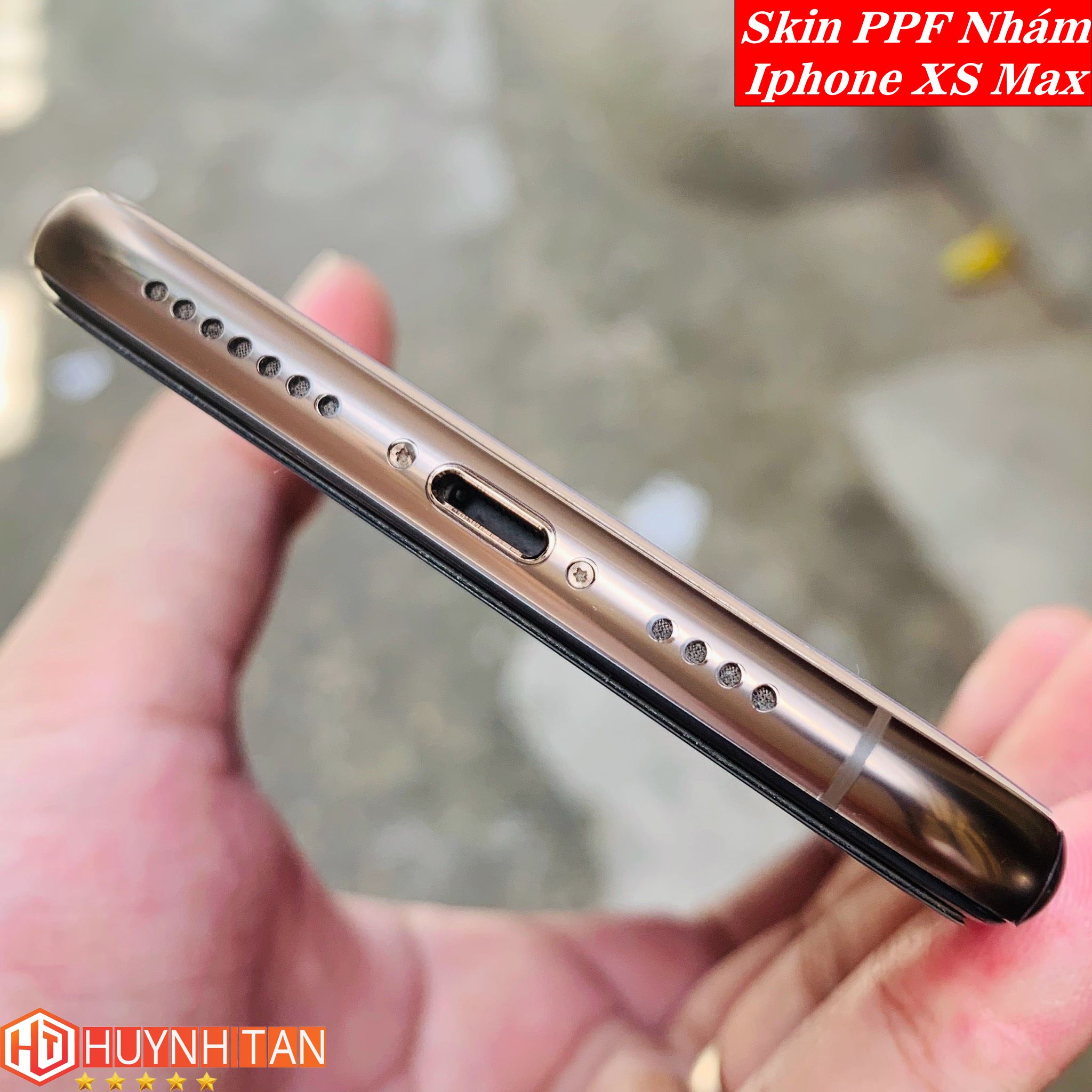 Miếng dán Skin PPF iPhone XS Max bề mặt Nhám chống vân tay cực tốt (Tặng 1 Miếng Dự Phòng)