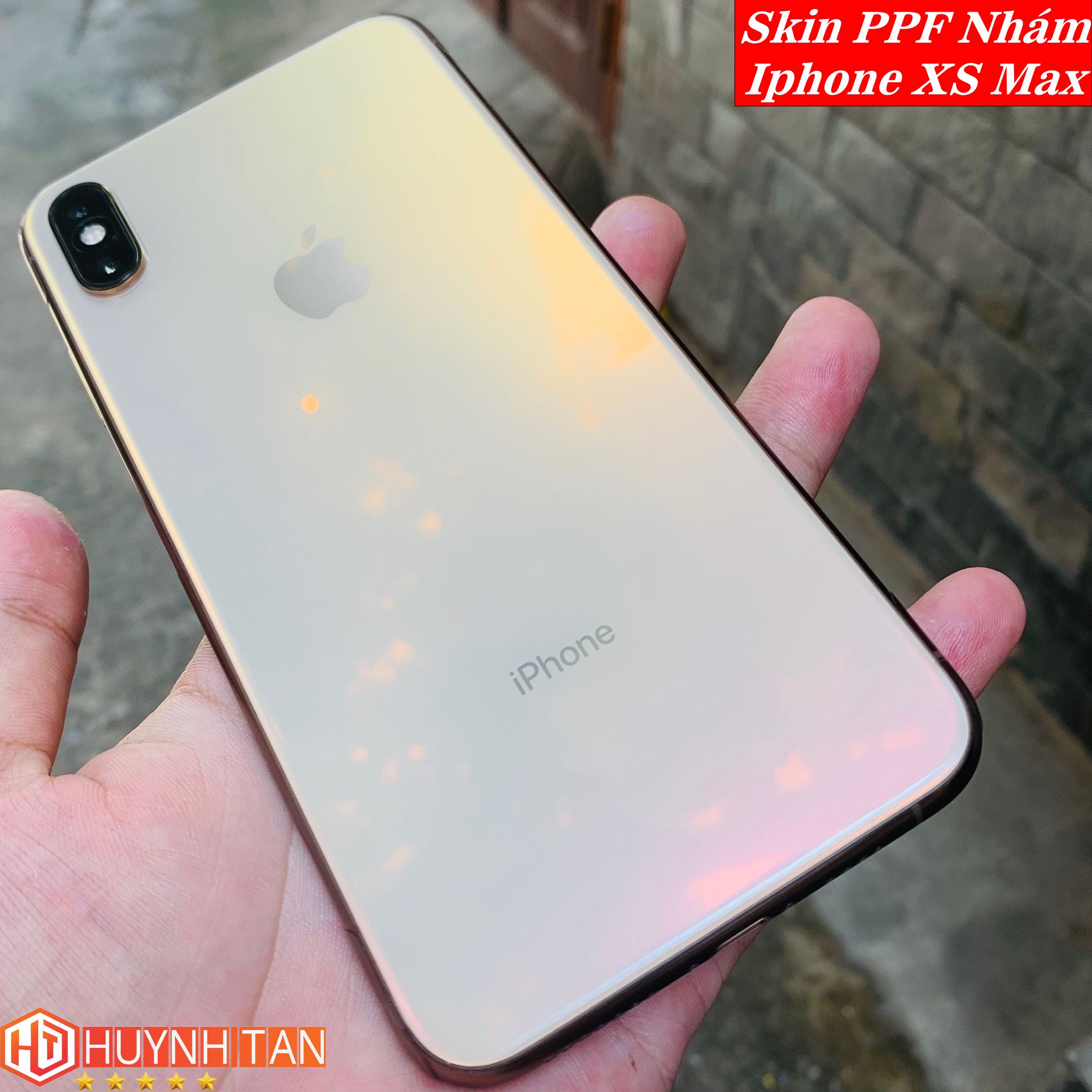 Miếng dán Skin PPF iPhone XS Max bề mặt Nhám chống vân tay cực tốt (Tặng 1 Miếng Dự Phòng)
