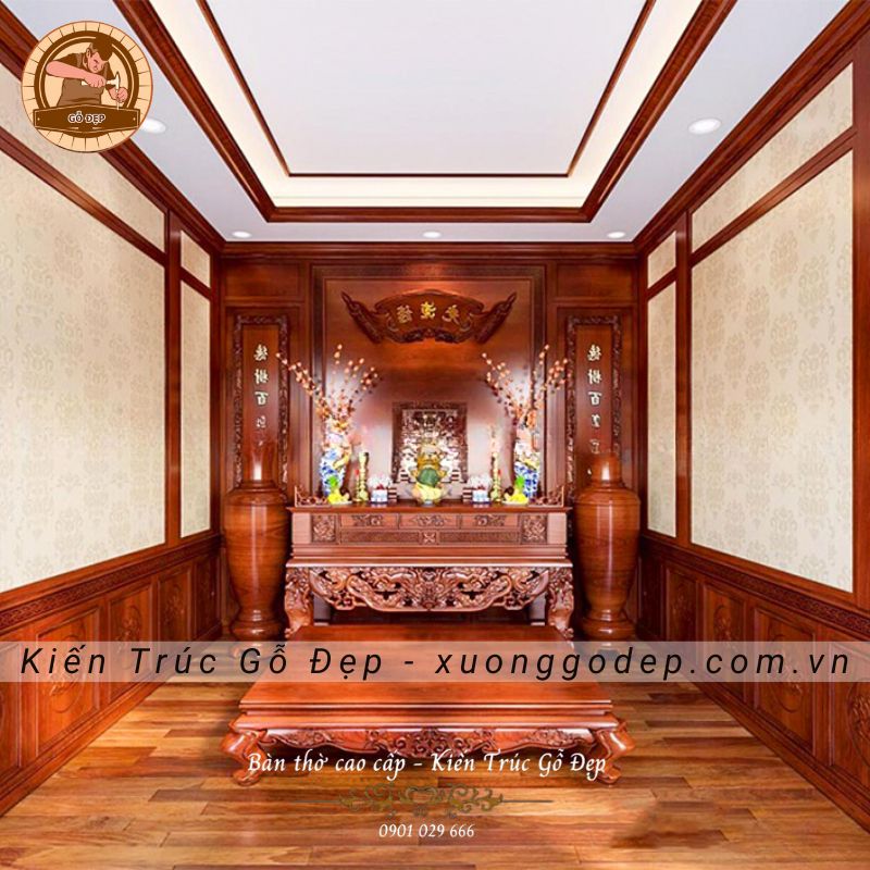 Bàn Thờ Gỗ Gõ Đỏ - So Sánh Ưu, Nhược Điểm Các Loại Gỗ Gõ