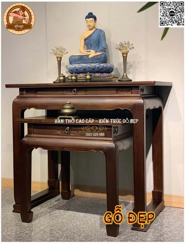 Tủ Thờ 2 Tầng Đẹp - Thiết Kế Hiện Đại & Cổ Điển, Đa Dạng Kích Thước, Giá Tốt