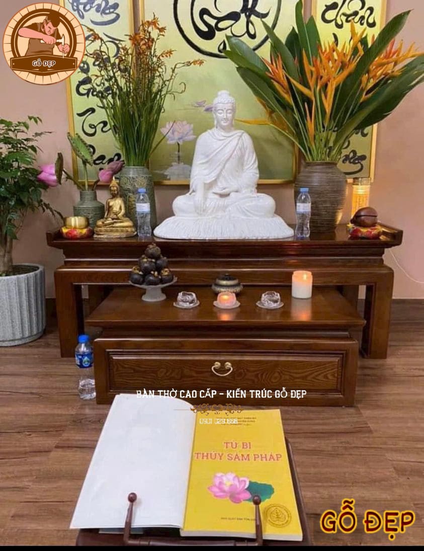 Đồ Thờ Cúng Hà Tĩnh: Xưởng Sập Thờ Gỗ Gụ, Hương Đá Chống Nứt Nẻ Gió Lào