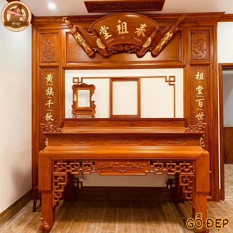 Đồ Gỗ Nội Thất Phòng Thờ Cao Cấp – Sang Trọng, Bền Đẹp Từng Chi Tiết