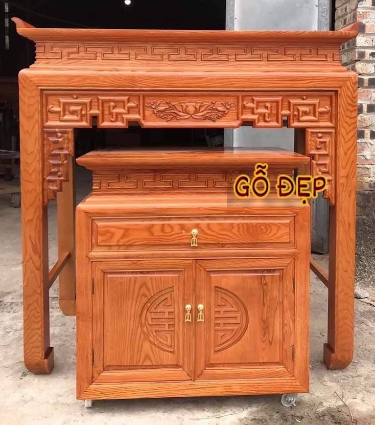 Mẫu bàn thờ hiện đại 