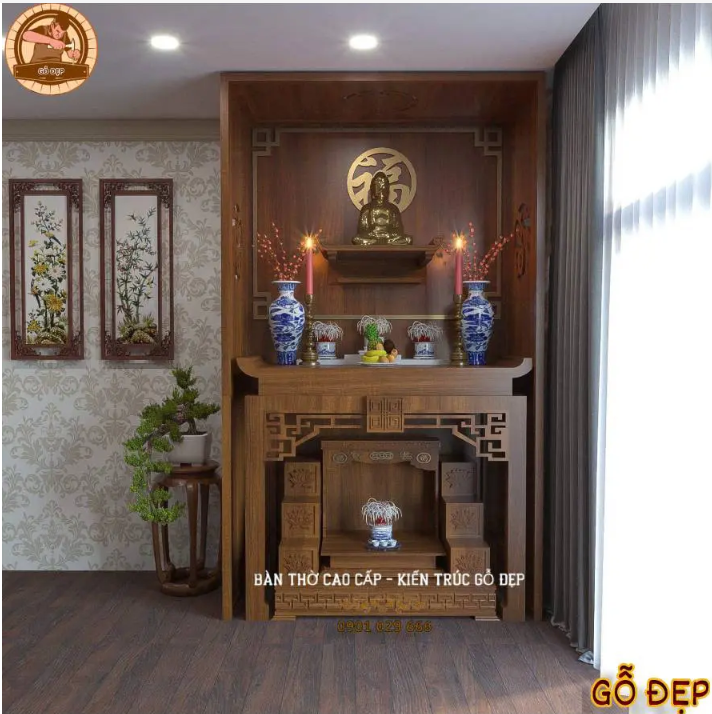 Bàn thờ Phật và những món đồ cần có trên ban
