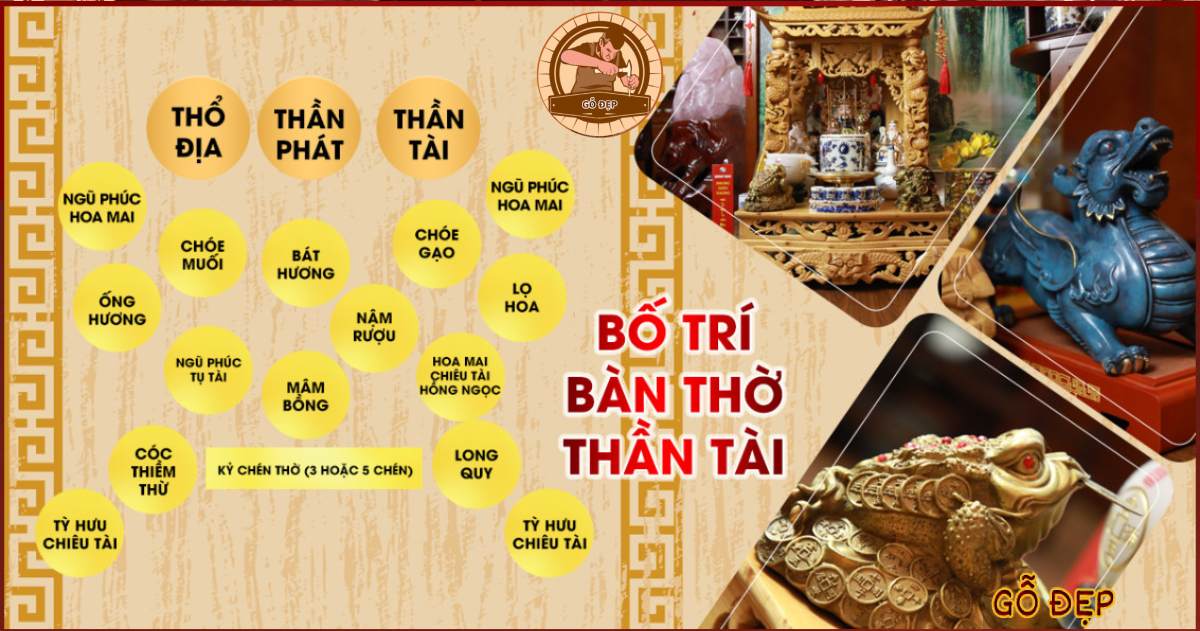 Bàn Thờ Thần Tài Đẹp, Đáng Đồng Tiền Nhất 2024