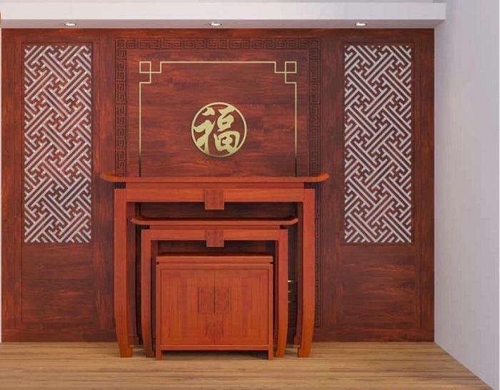 Mẫu bàn thờ đẹp đơn giản hiện đại phù hợp với mọi không gian