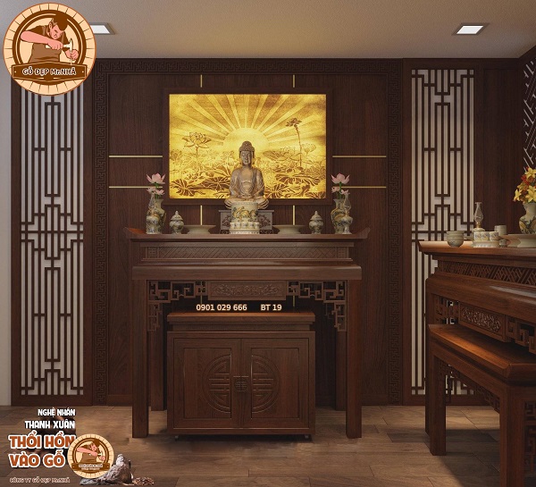 Án gian thờ chung cư là lựa chọn tối ưu của mọi gia đình