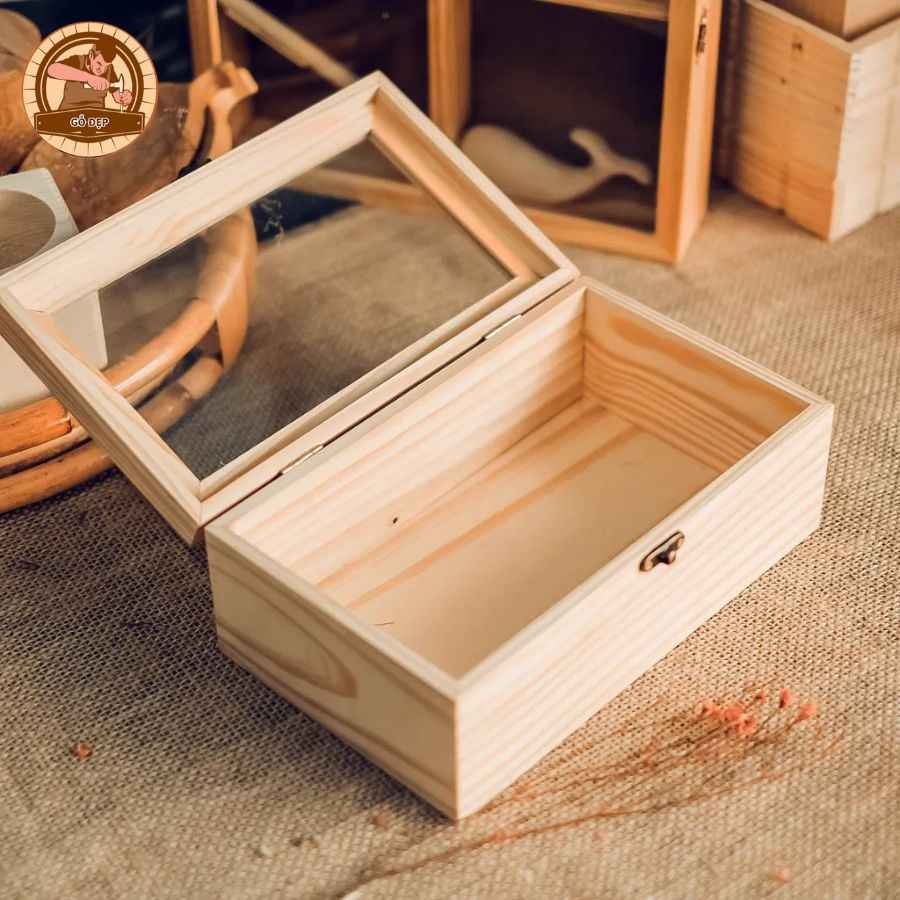 Hộp gỗ mica mang giá trị ứng dụng và thẩm mỹ cao