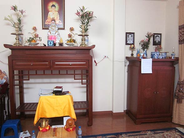 kích thước bàn thờ phật bà quan âm