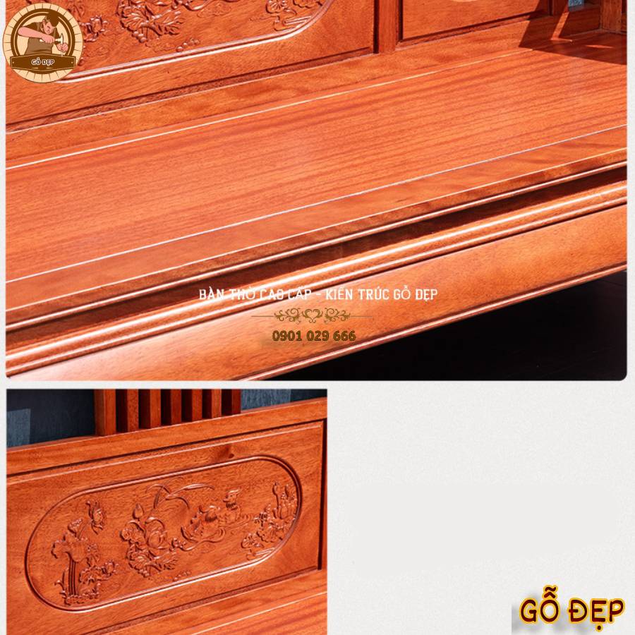 Bàn Ghế Sofa Gỗ Hương Tự Nhiên BG 168 