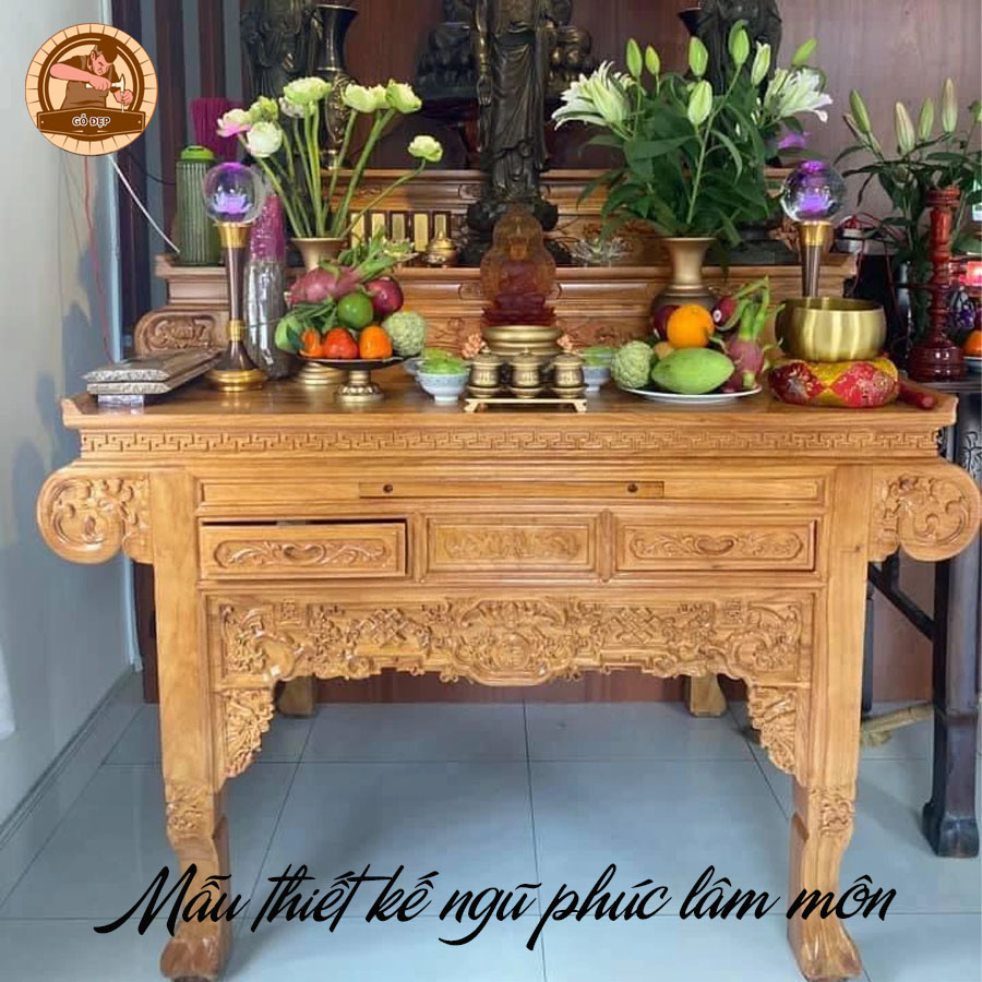 Mẫu thiết kế ngũ phúc lâm môn