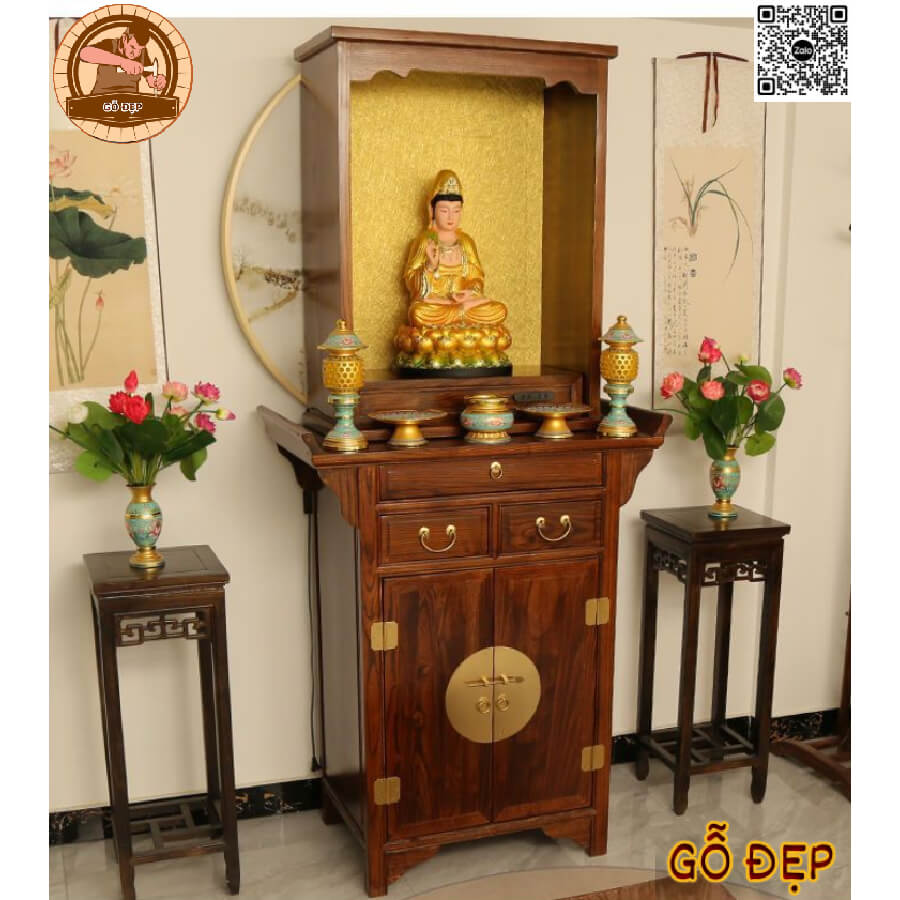 Thiết kế của tủ bàn thờ tủ thờ sang trọng chất lượng