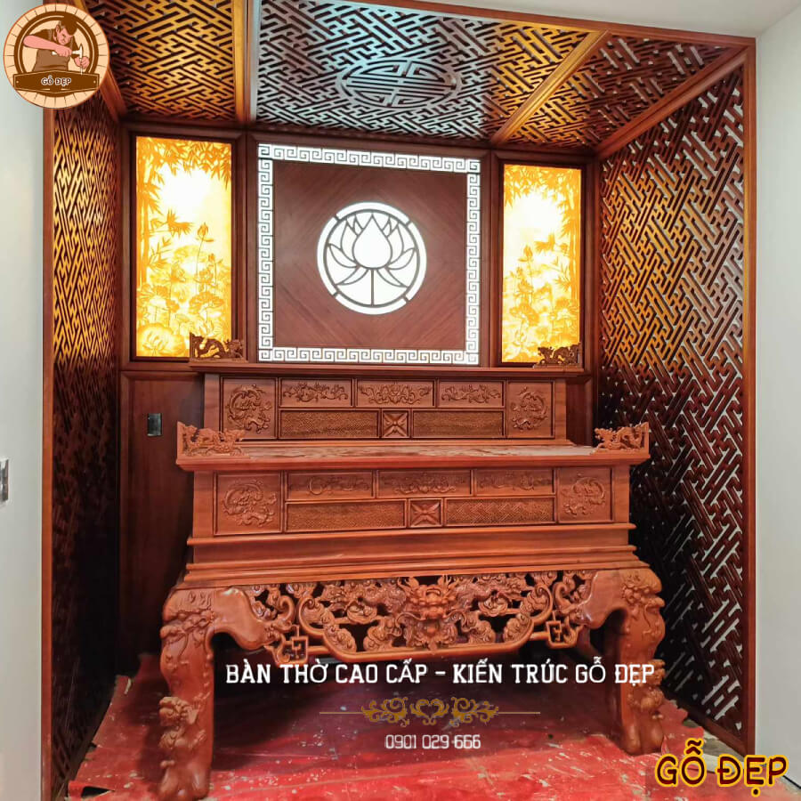 Bàn Giao Phòng Thờ Sập Thờ Tại Quận 11 HCM