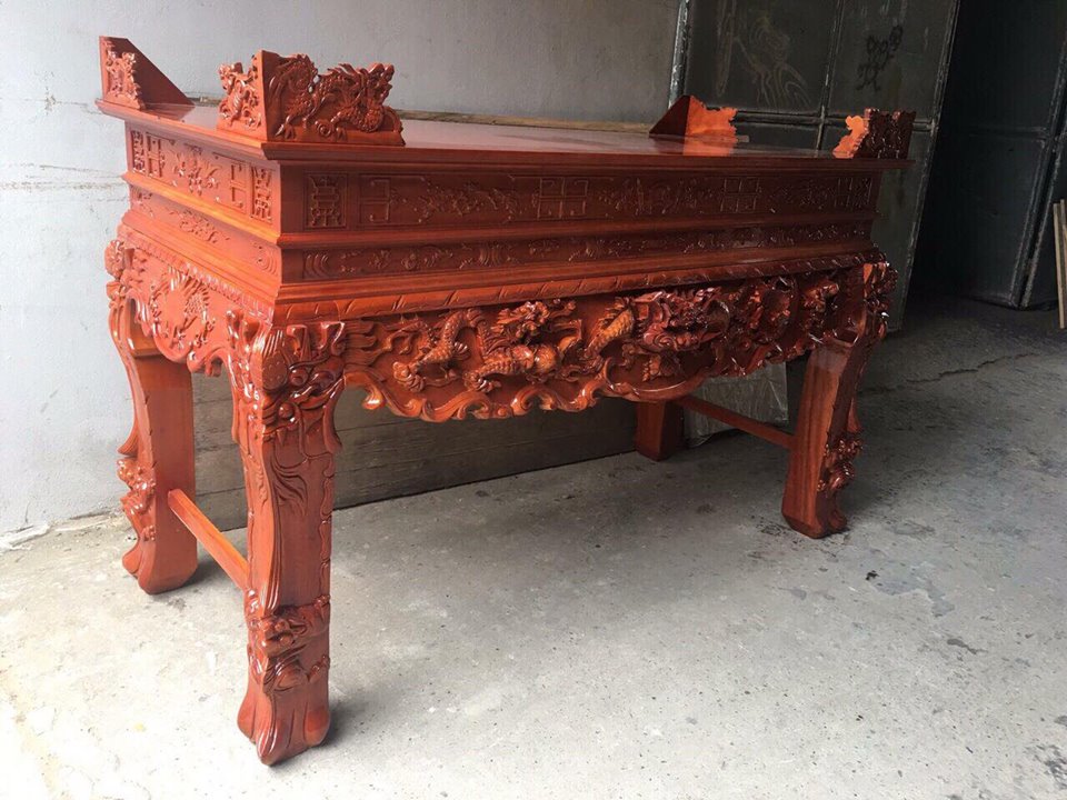 sập thờ đẹp Hòa Phát