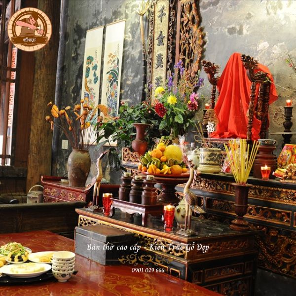  Bàn thờ cổ truyền thống thời xưa sẽ như thế nào?