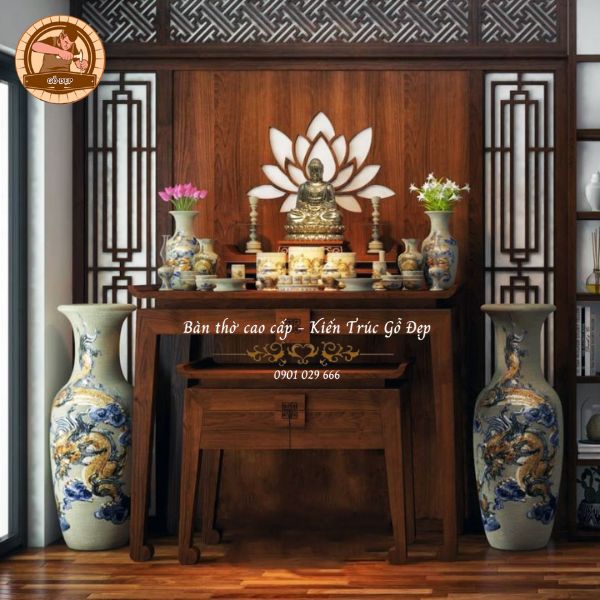  Bàn thờ Phật gồm những gì? Tại sao nên thờ Phật?