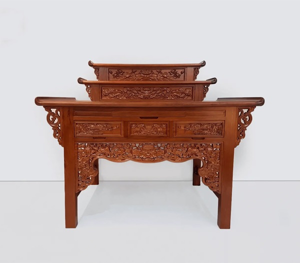 Lựa chọn mẫu mã bàn thờ tủ thờ phù hợp với không gian thờ