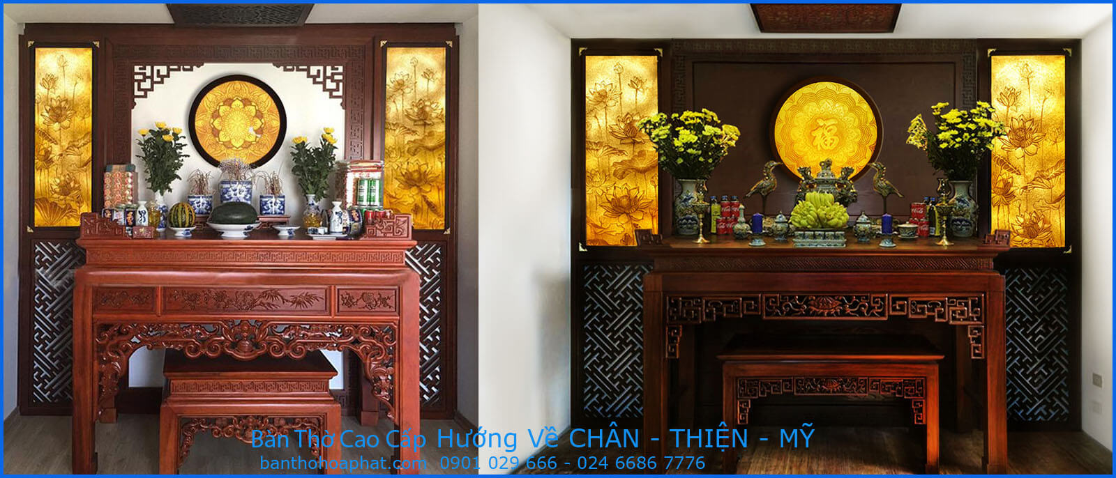 Kích thước án gian thờ tiêu chuẩn