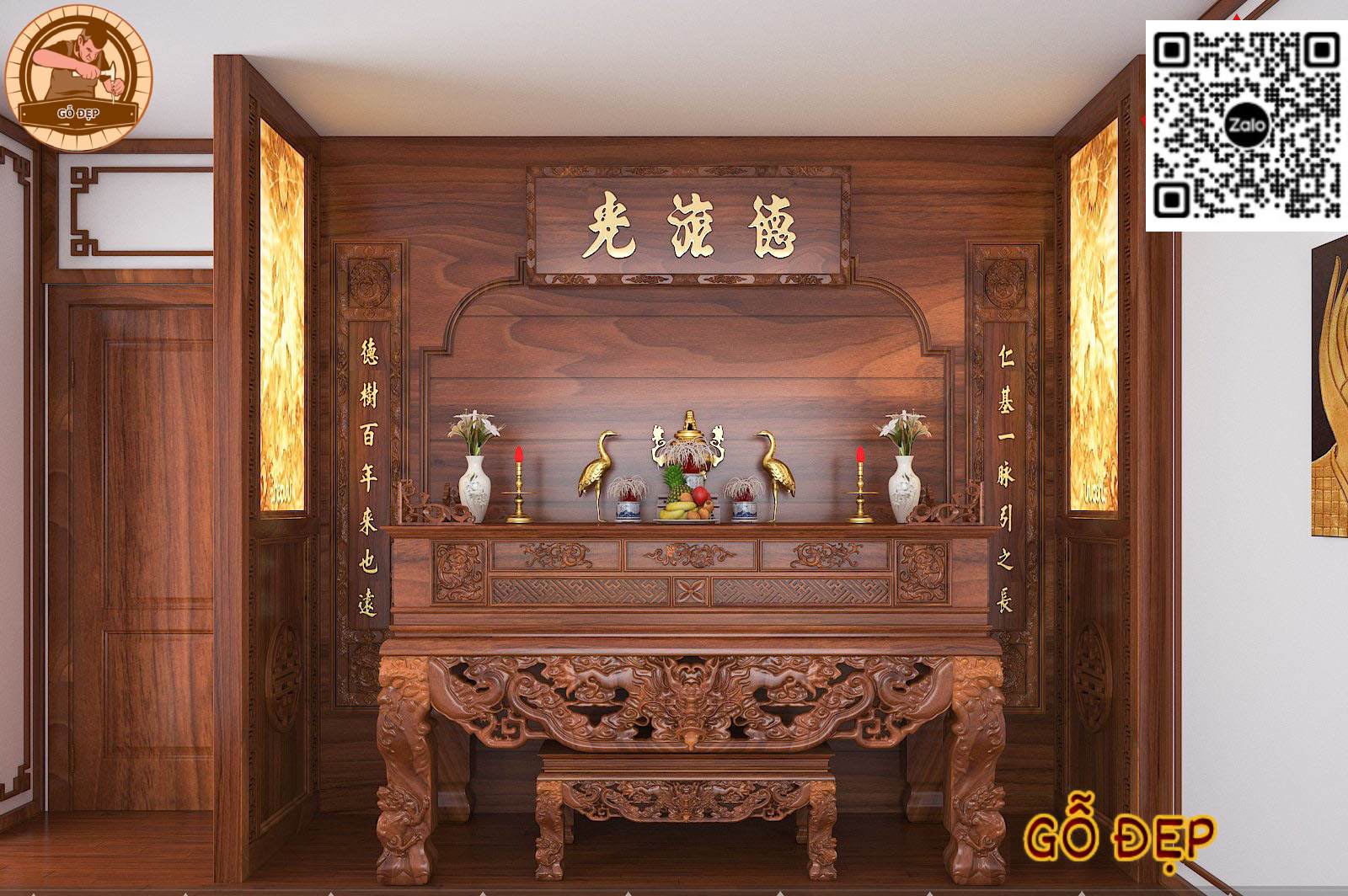 Địa chỉ mua bàn thờ Hòa Bình được ưa chuộng hiện nay