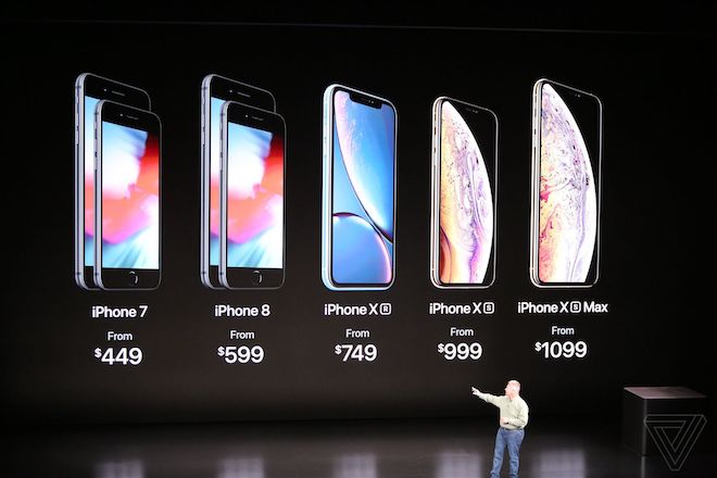 Giá bán lẻ iPhone 2018 tại Việt Nam được công bố, iPhone XS Max 512GB tròn 50 triệu đồng