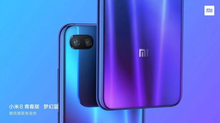 Xiaomi Mi 8 Youth lộ diện 2 phiên bản màu chuyển sắc tuyệt đẹp