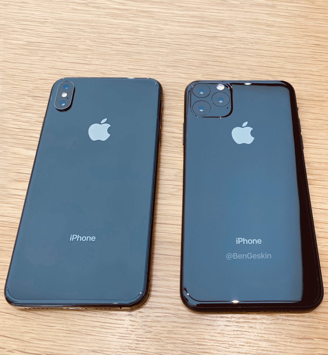 iPhone XI xuất hiện với thiết kế siêu đẹp bên cạnh iPhone XS