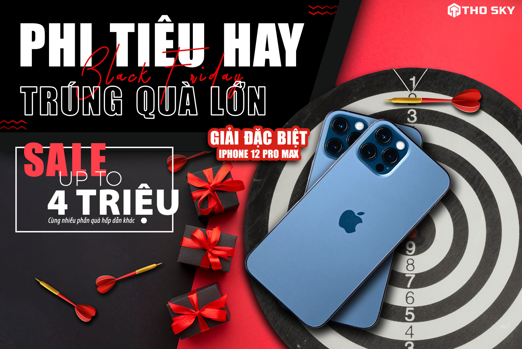 SIÊU ĐẠI TIỆC BLACK FRIDAY: PHI TIÊU HAY - TRÚNG QUÀ LỚN