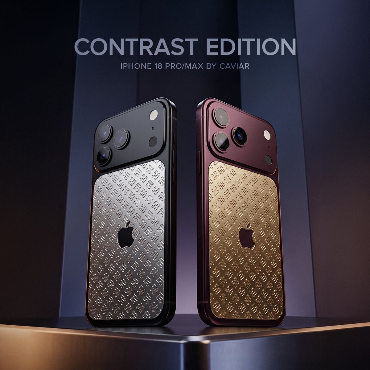 Caviar Ra Mắt iPhone 18 Pro Contrast Edition Mạ Vàng 24K Sang Trọng