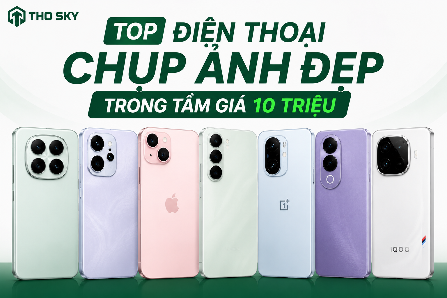 Top điện thoại chụp ảnh đẹp trong tầm giá 10 triệu