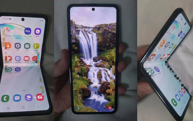 Lộ diện hình ảnh thực tế của smartphone màn hình gập giá rẻ Samsung, không phải là Galaxy Fold 2?