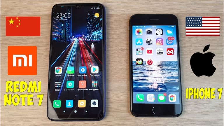 iPhone 7 hay Redmi Note 7 ? Bạn sẽ chọn Smartphone nào ?