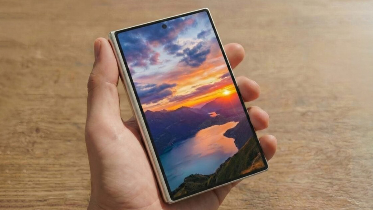 Rò rỉ nguyên mẫu Galaxy Wide Fold: Thiết kế ngắn hơn, rộng hơn và thực dụng hơn Galaxy Z Fold7