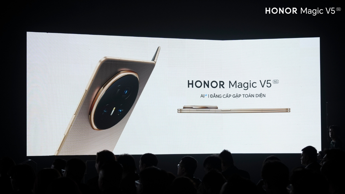 HONOR Magic V5 chính thức ra mắt tại Việt Nam: mỏng kỷ lục, AI chống deepfake, chuẩn Guinness