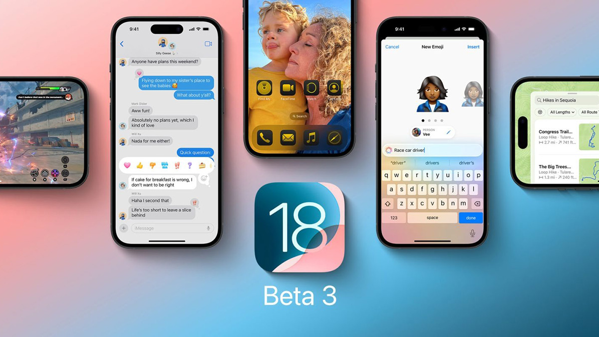 Apple phát hành iOS 18 và iPadOS 18 developer beta 3, bạn đã cập nhật chưa?