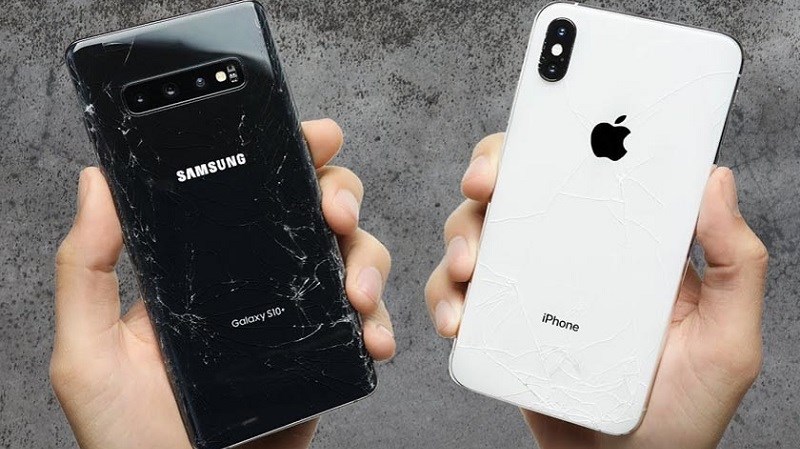 Thử nghiệm thả rơi Galaxy S10+ và iPhone Xs Max: Ai bền bỉ hơn?