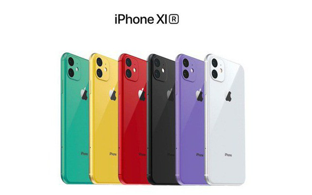 Hình ảnh cho thấy iPhone XR 2019 màu xanh lá cây và tím sẽ xấu như thế nào ?