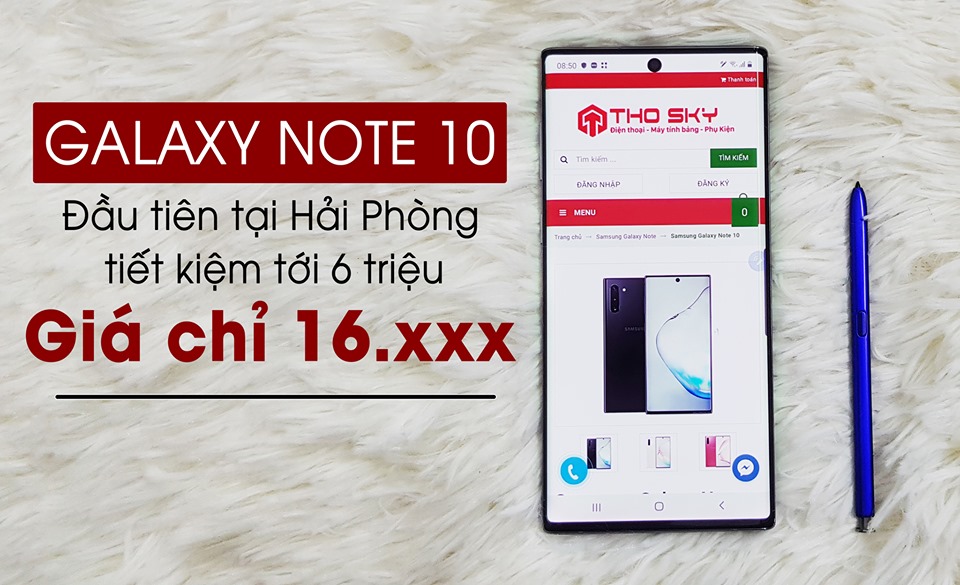 Cách tắt nguồn Note 10 và mở nhanh ứng dụng