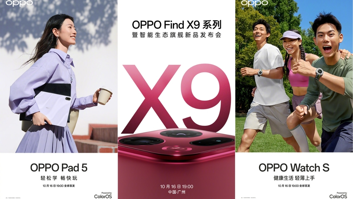 OPPO tung video “nhá hàng” dòng Find X9, Watch S và Pad 5 — hé lộ loạt chi tiết camera & thiết kế