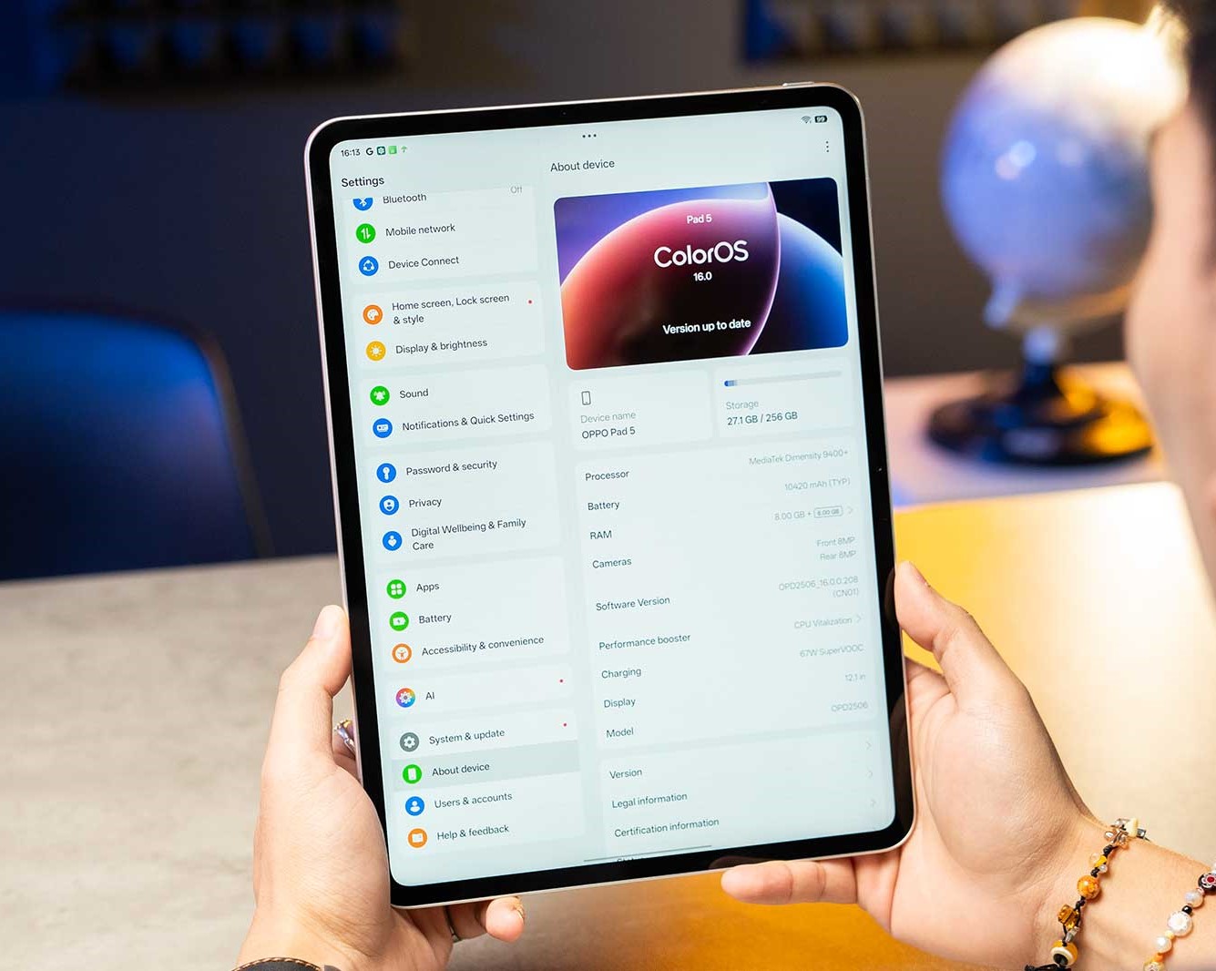 OPPO Pad 5 xách tay — Tablet tầm trung “chất” cho học tập, làm việc và giải trí