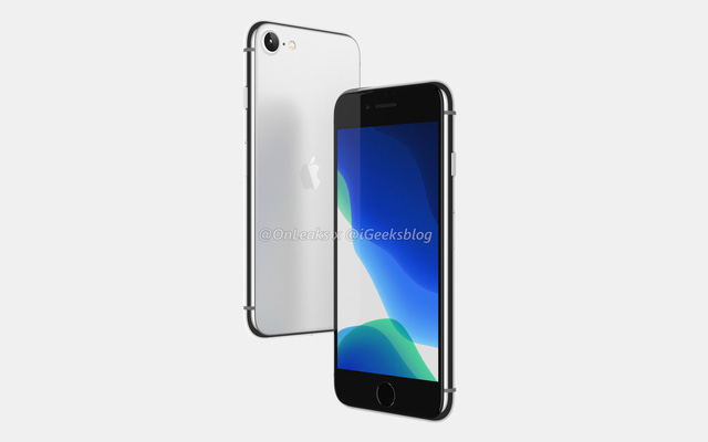 iPhone SE 2 (iPhone 9) lộ ảnh render: Thiết kế giống iPhone 8, mặt lưng kính nhám