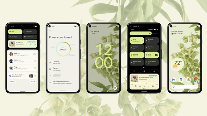 Android 12: Thay đổi đột phá về giao diện, vui nhộn hơn, dễ dùng hơn cho mọi người